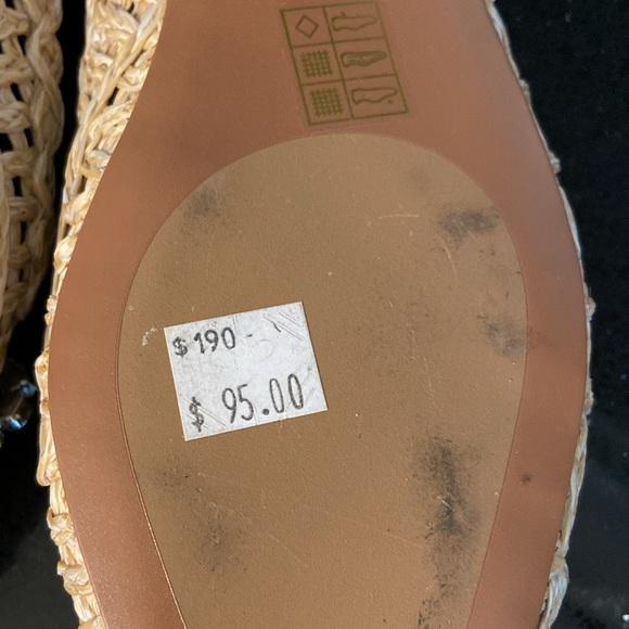 *BiBi Lou Pointy Toe Woven Rope Rosettes Mule Slip On + Rhinestone Bows - Picture 13 of 15